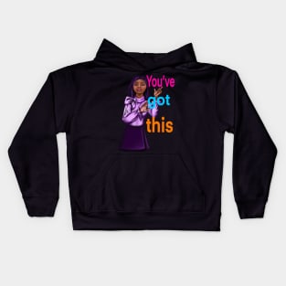 Inspirational, motivational, affirmation, you’ve got this. The best Gifts for black women and girls 2022 Kids Hoodie